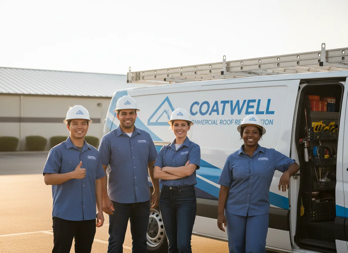 Commercial roof coating company in Hillpoint, WI